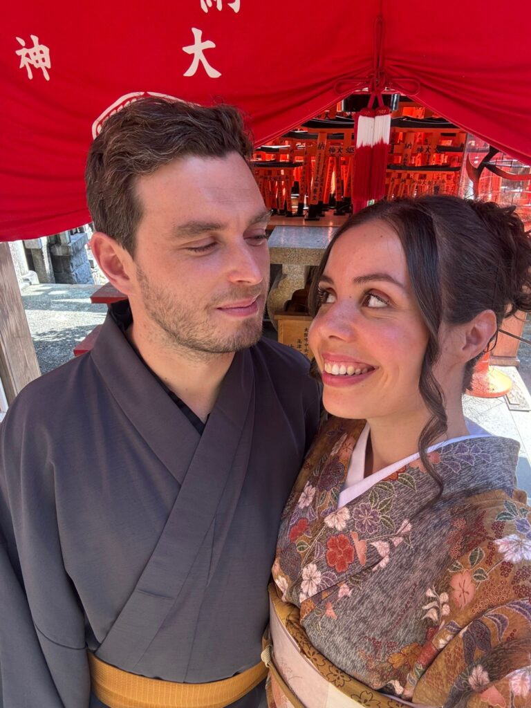 Invitation Mariage Guillaume & Lisa mariés japon